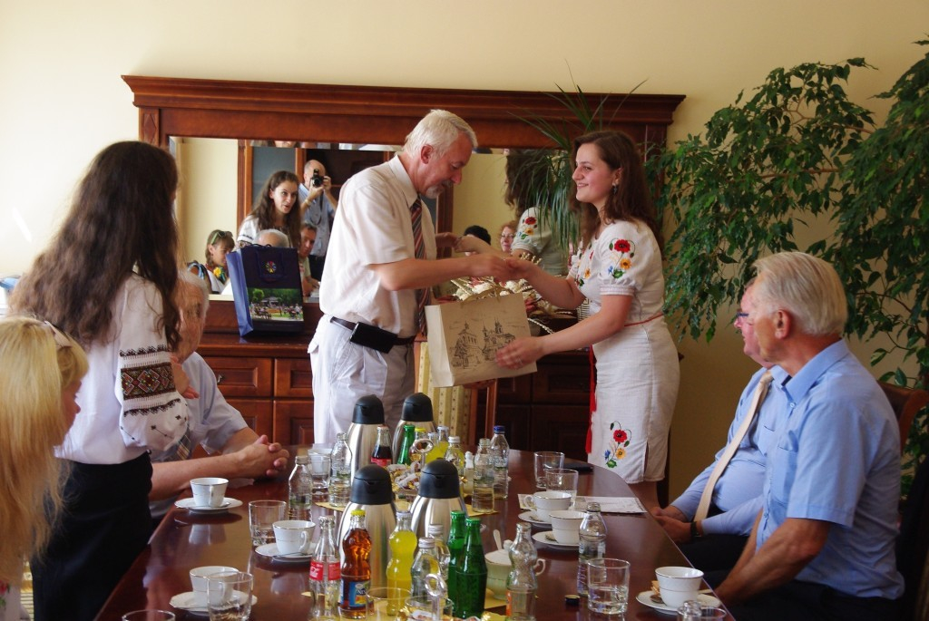 Wizyta delgacji z Uniwersytetu Przykarpackiego w Iwano-Frankowsku - 29.07.2014