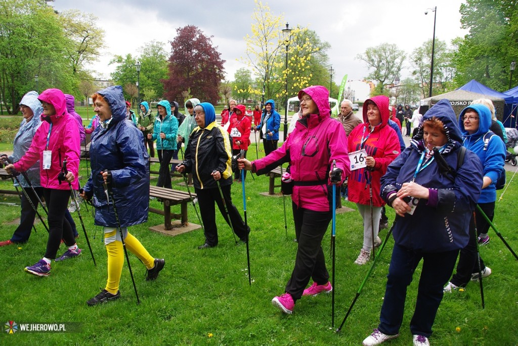 Rajd Nordic Walking w parku - 10.05.2014