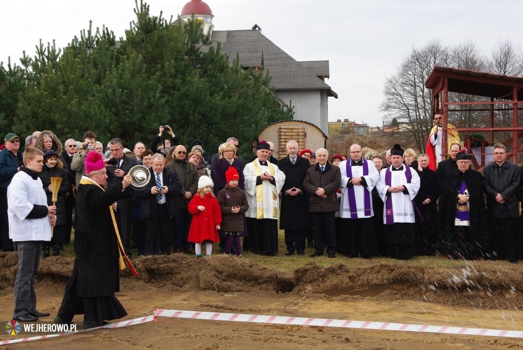 Rozpoczęcie budowy nowego kościoła na Śmiechowie - 02.03.2015