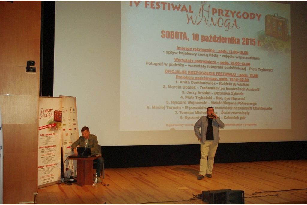 4 Festiwal Podróży Wanoga w Wejherowie - 9-11.10.2015