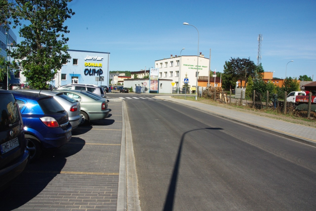 Nowa droga przy Powiatowym Urzędzie Pracy - 20.08.2015