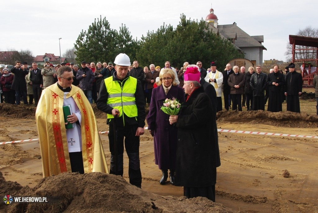 Rozpoczęcie budowy nowego kościoła na Śmiechowie - 02.03.2015