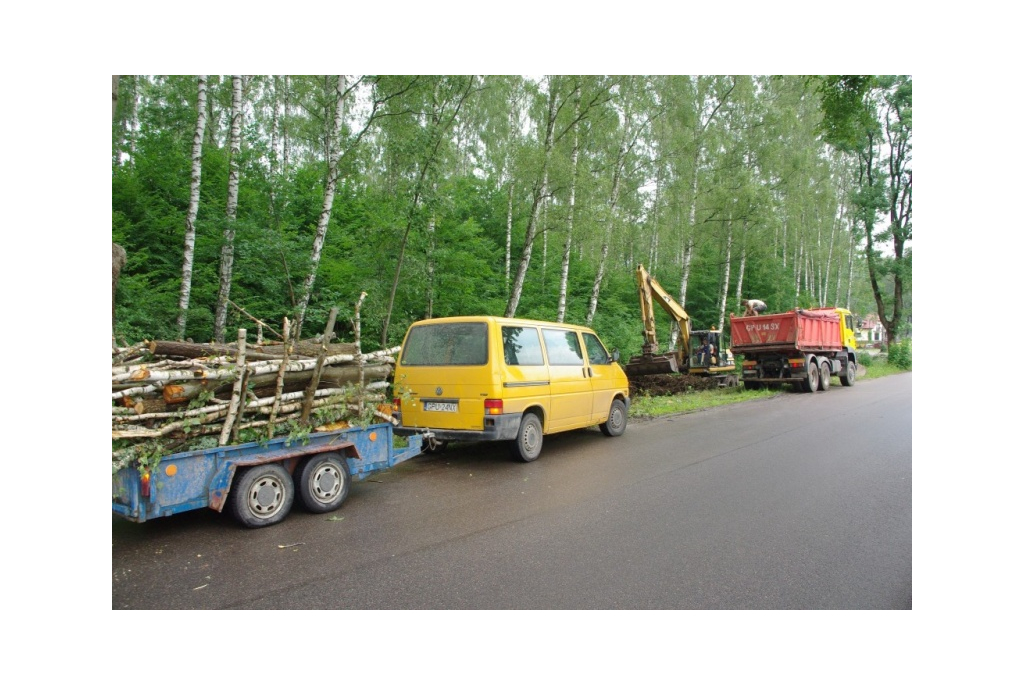 Budowa Turystycznego Szlaku Północnych Kaszub w Wejherowie - 06.07.2012