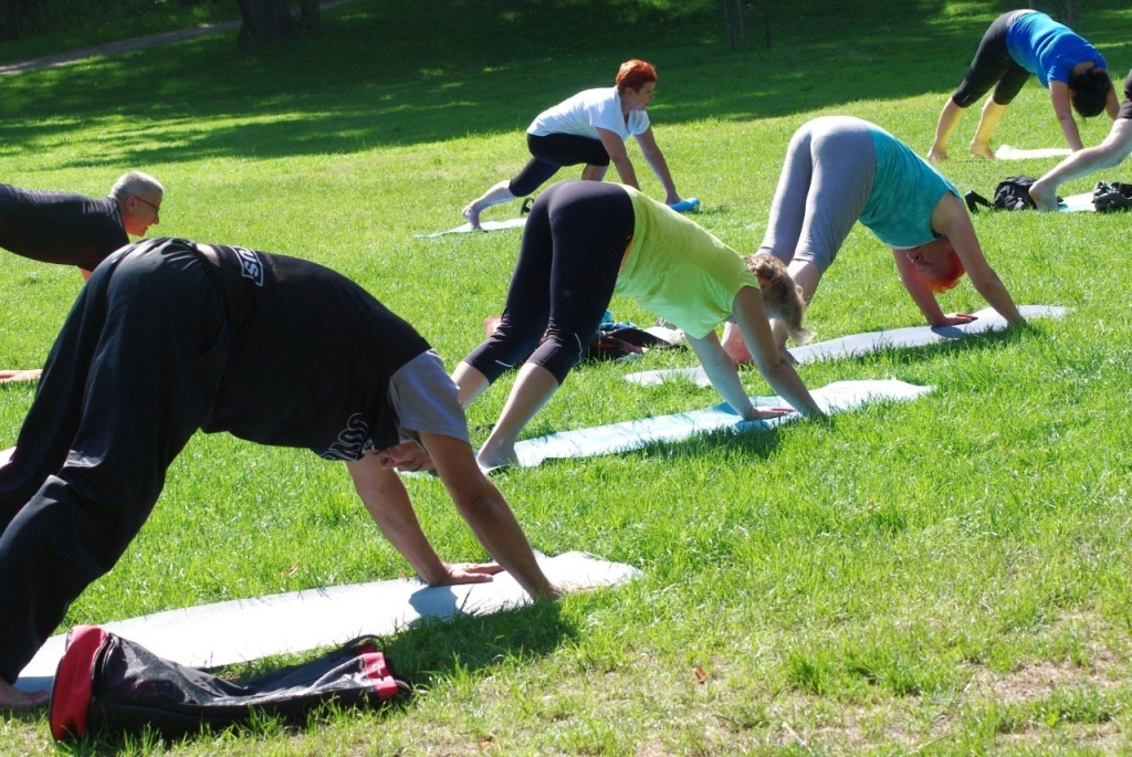 Joga w Parku Miejskim