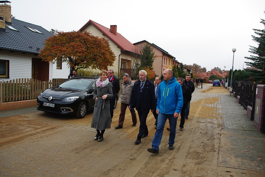 Odbiór 4 ulic - Zielnej, Złotej, Modrej i Uroczej - 03.11.2015