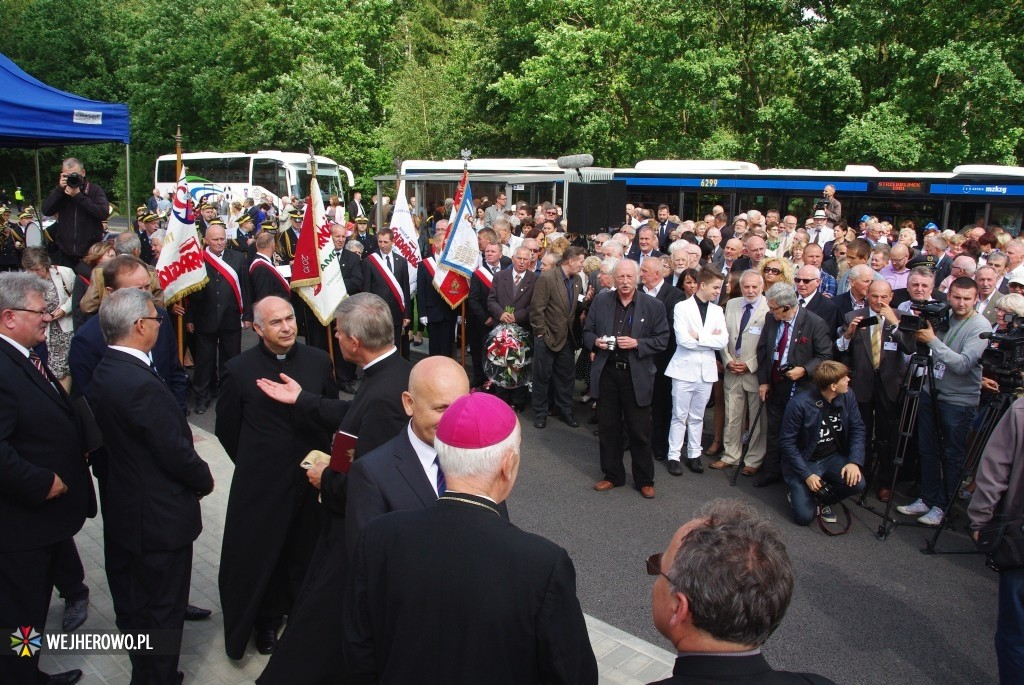 Zjazd Strzebielinkowców - odsłonięcie tablicy pamiątkowej - 17.08.2014