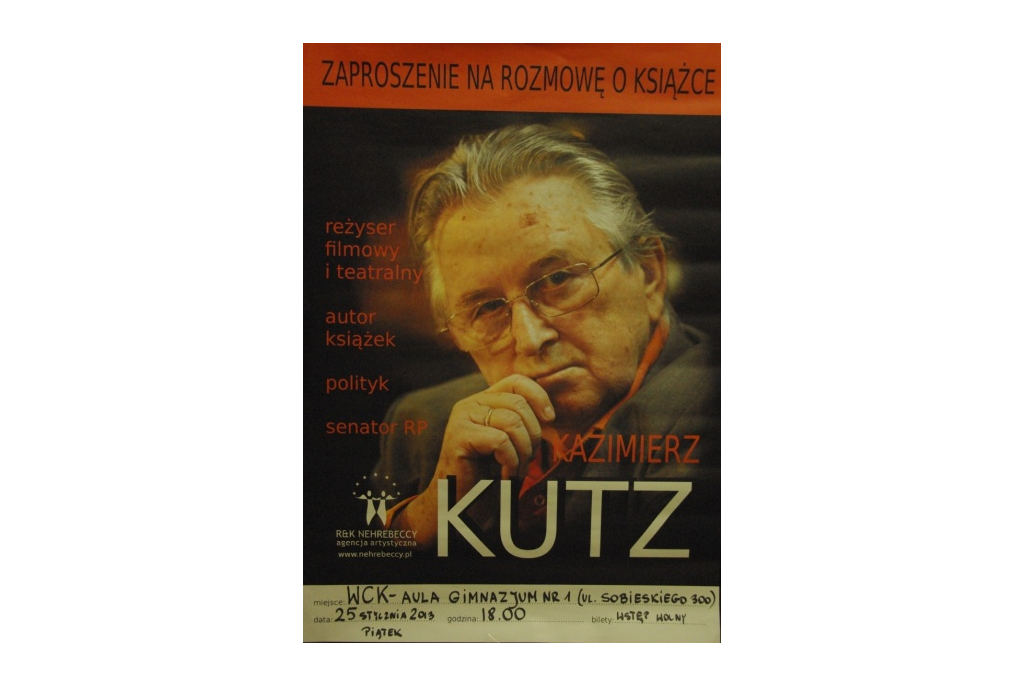 Biesiada Literacka z Kazimierzem Kutzem - 25.01.2013