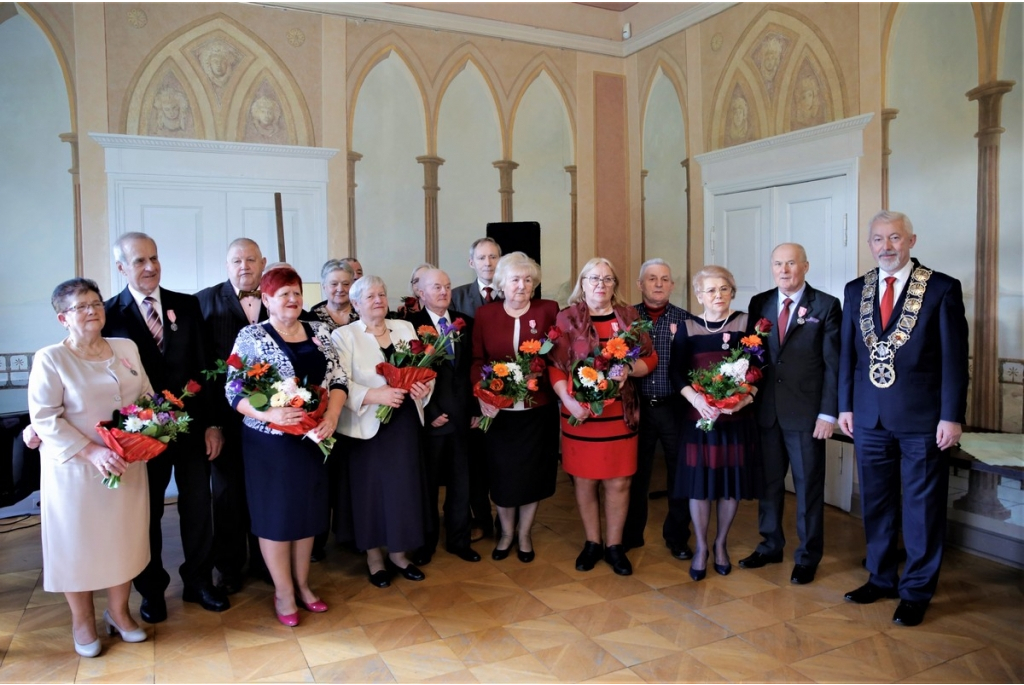 Uroczystość wręczenia Medali za długoletnie pożycie małżeńskie 13.02.2020 r.