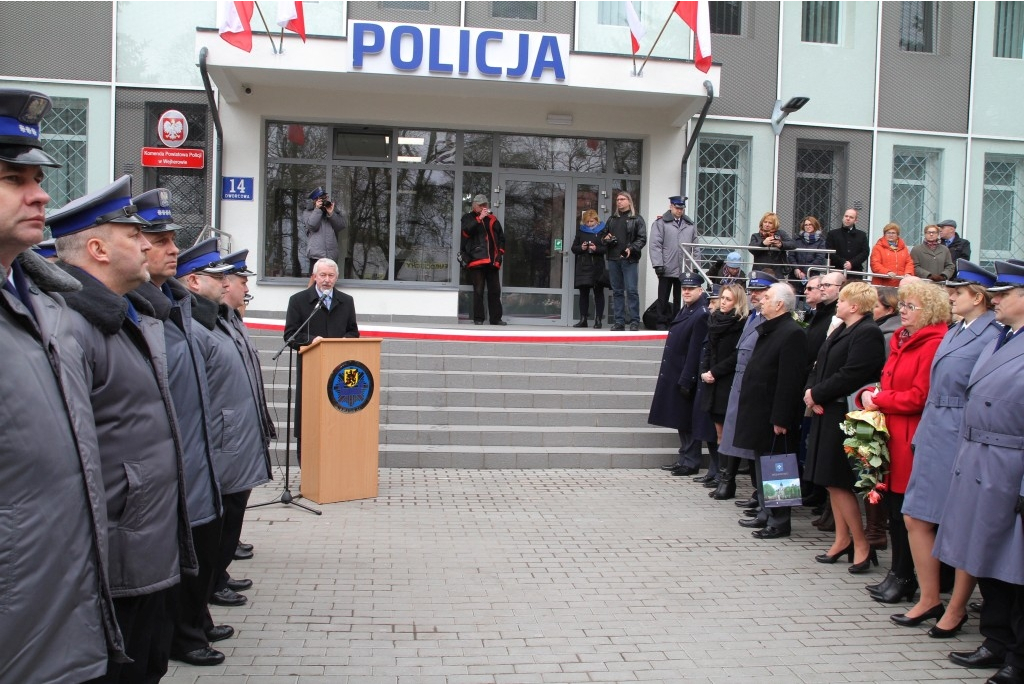 Otwarcie rozbudowanej i zmodernizowanej siedzib KP Policji w Wejherowie - 23.03.2016