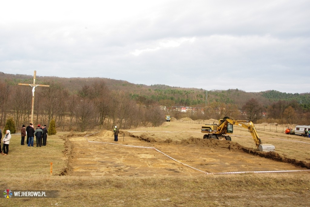 Rozpoczęcie budowy nowego kościoła na Śmiechowie - 02.03.2015