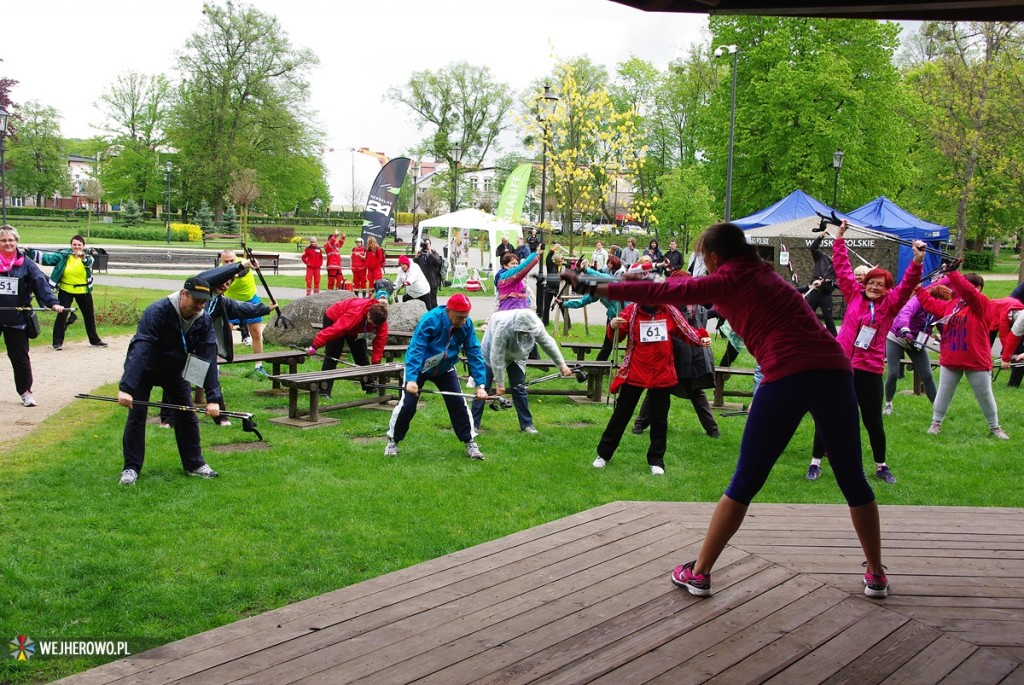 Rajd Nordic Walking w parku - 10.05.2014