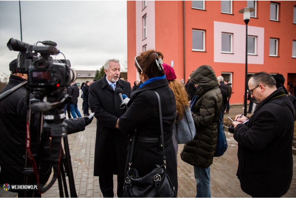 Nowy budynek socjalny przy ul. Iwaszkiewicza w Wejherowie - 27.01.2015