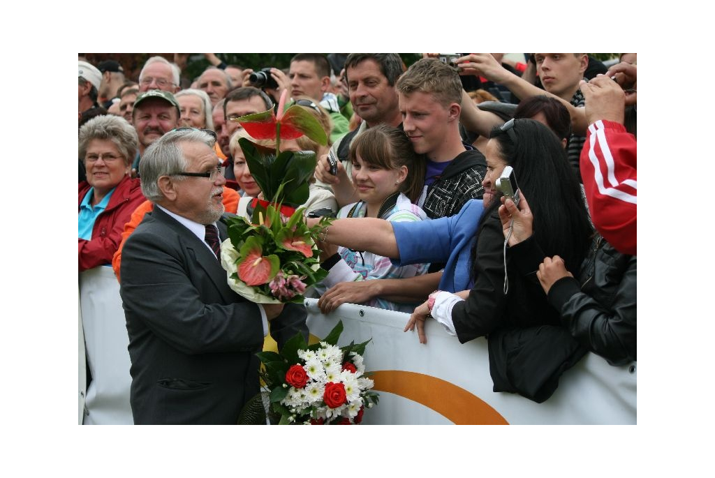 Hubert Skrzypczak w Alei Gwiazd w Cetniewie - 2012-06-22