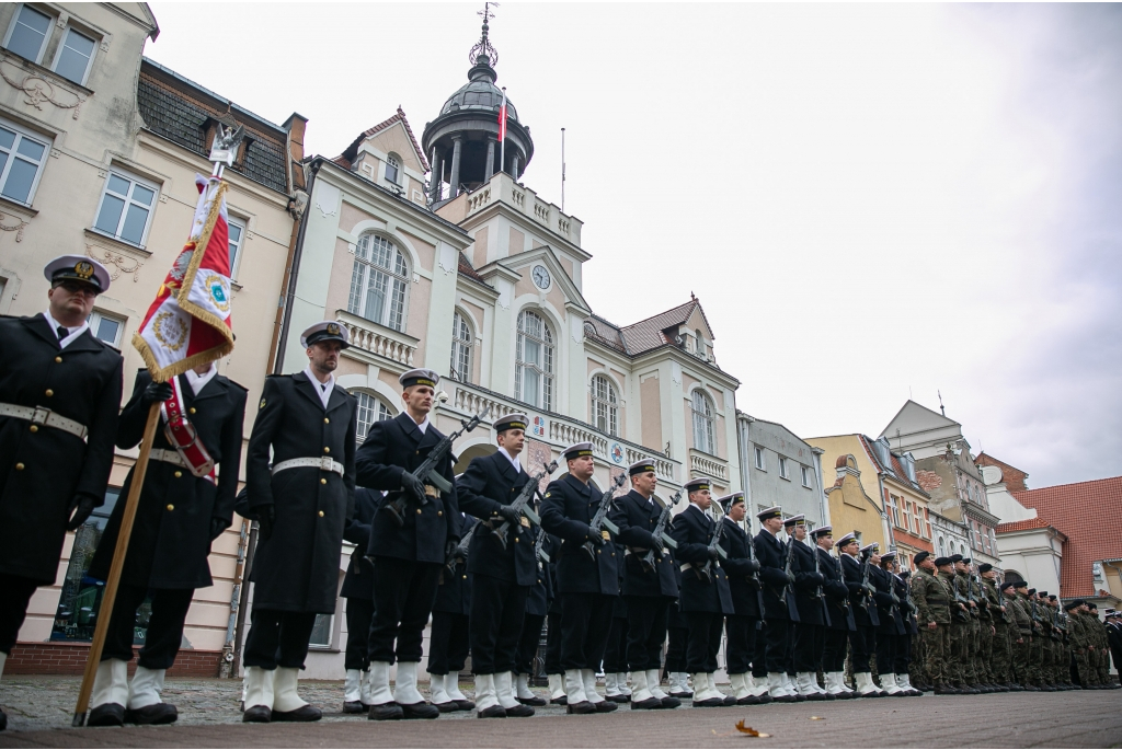 Uroczyste ślubowanie żołnierzy na Placu Jakuba Wejhera