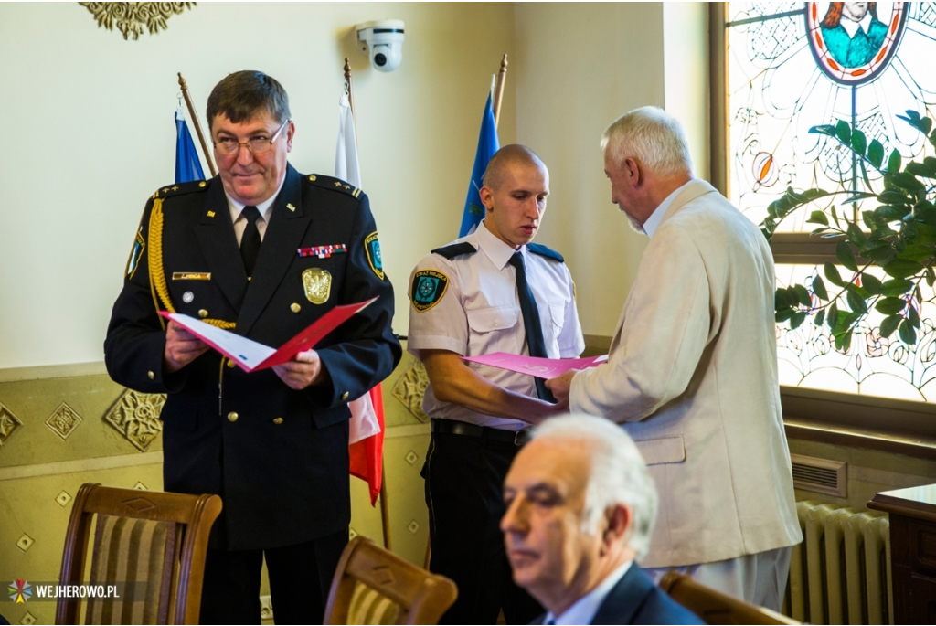 Gratulacje dla wejherowskich strażników - 27.08.2015