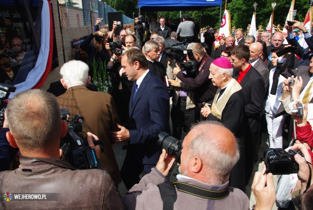 Zjazd Strzebielinkowców - odsłonięcie tablicy pamiątkowej - 17.08.2014