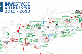 Mapa inwestycji Wejherowa