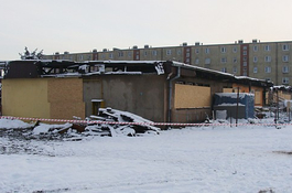 Pożar budynku przy ul. Iwaszkiewicza


