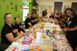 Warsztaty plastyczne fundacji Moc Serc