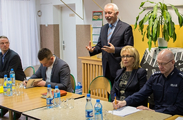 Spotkanie prezydenta i starosty z mieszkańcami Śmiechowa Północ