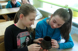 Lekcje archeologii w wejherowskich szkołach