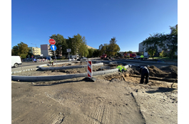 Budowa ulicy Sobieskiego - Inwalidów
