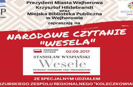 Narodowe Czytanie „Wesela” w Wejherowie 