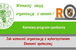 Jak wzmocnić organizacje społeczną z sensem