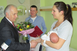 Pierwszy noworodek w 2014 roku w wejherowskim szpitalu
