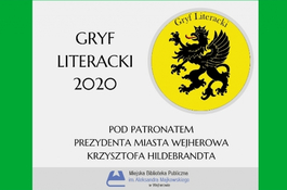 Biblioteka organizuje konkurs Gryf Literacki 2020