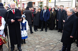Upamiętnienie wizyty prezydenta Lecha Kaczyńskiego w Wejherowie