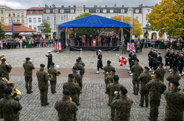 Uroczyste ślubowanie żołnierzy 