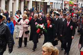 Biało-czerwona parada w Wejherowie