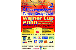 Jubileuszowy X Międzynarodowy Turniej Koszykówki &#8222;Wejher Cup 2010&#8221;. 

