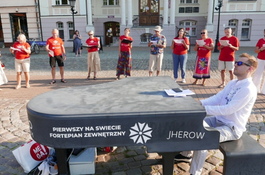 Chór „Camerata Musicale” śpiewał  razem z mieszkańcami