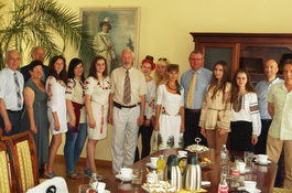 Studentki ukraińskie na warsztatach kaszubskich w Wejherowie