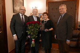 Miniatura Statuetki Jakuba Wejhera dla Iwony Romanowskiej 