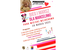 Bieg i marsz dla Marcelinki w wejherowskim parku