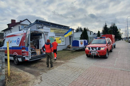 Ratownicy Pomorskiej Grupy Poszukiwawczo-Ratowniczej GRYF w akcji pomocowej dla Ukrainy