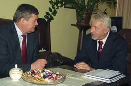 Wizyta wiceministra Kazimierza Plocke 