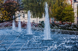 Fontanna w wejherowskim parku już czynna