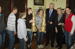 Dzieci z wizytą u prezydenta miasta