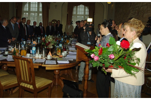 Szabla Kilińskiego , kwiaty i gratulcje dla Prezydenta Wejherowa - 26.06.2012