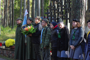 Uroczystość patriotyczna w Piaśnicy