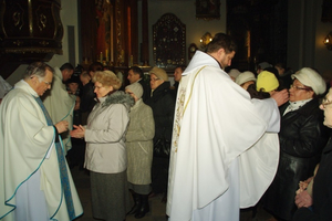 Nabożeństwo w Klasztorze z okazji Międzynarodowego Dnia Chorych - 11.02.2013