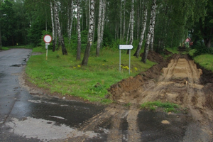 Budowa Turystycznego Szlaku Północnych Kaszub w Wejherowie - 06.07.2012