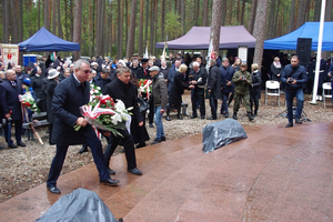 Uroczystość patriotyczna w Piaśnicy