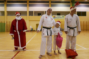 Trening karate shotokan z Mikołajem