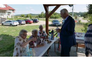 Odsłonięcie nazwy nowego ronda na Śmiechowie