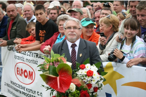 Hubert Skrzypczak w Alei Gwiazd w Cetniewie - 2012-06-22